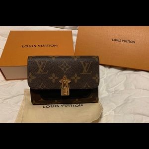SOLD!Louis Vuitton Flower Compact Wallet